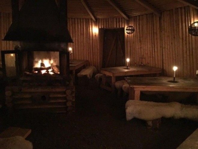 Столовая в экоотеле Kolarbyn EcoLodge