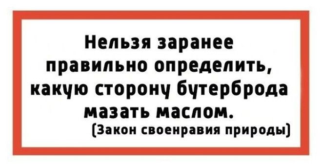 Законы подлости или 15 закономерностей жизни которые обязательно случаются