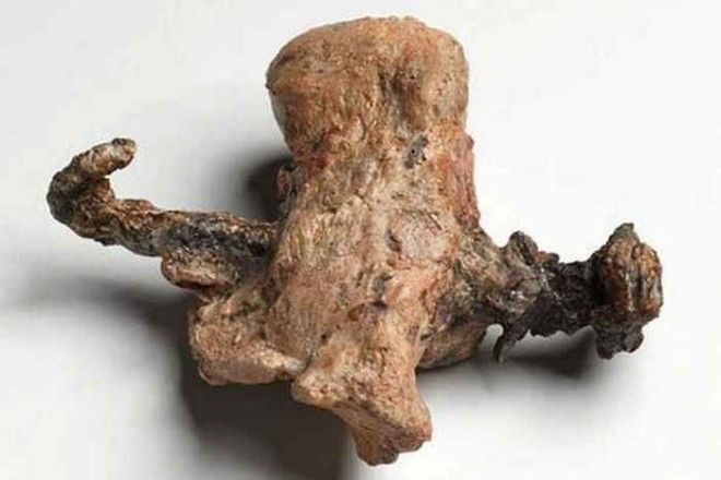 Религиозный артефакт кость с распятия