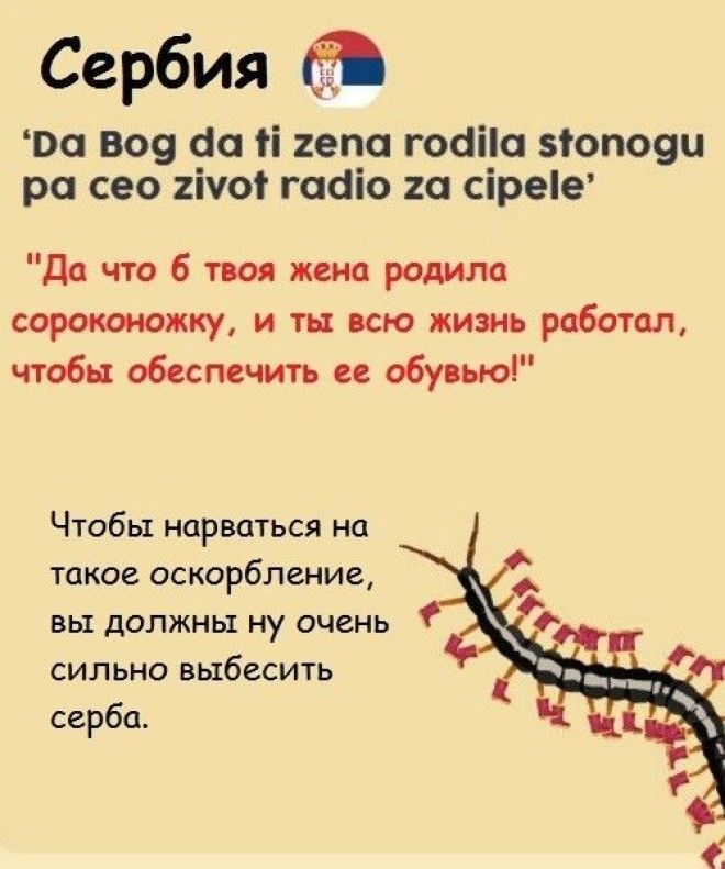 20 причудливых оскорблений со всего мира