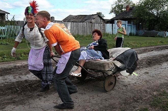 Крутые фотки с деревенских свадеб Давно я так не смеялась