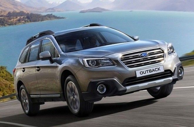 Картинки по запросу Среднеразмерный универсал Subaru Outback 2018