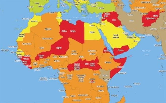 Список самых опасных для туристов странВот куда не стоит ездить в 2018 году