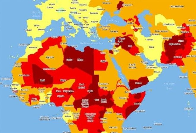 Список самых опасных для туристов странВот куда не стоит ездить в 2018 году