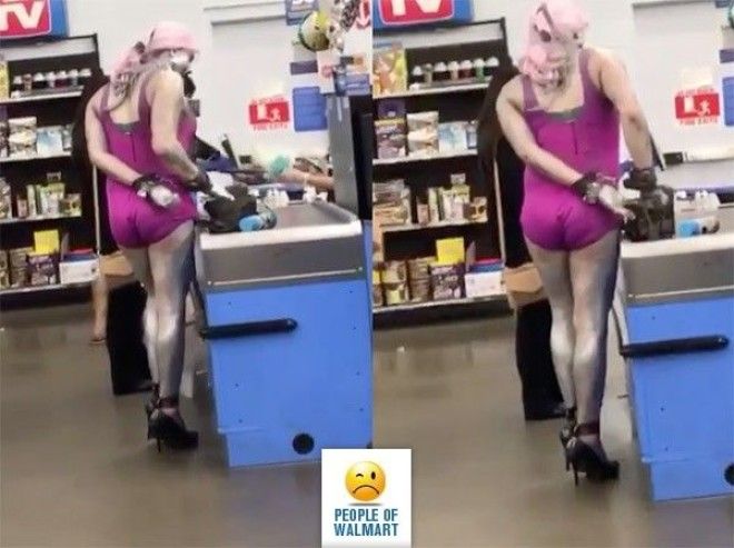 people of walmart странные американцы наряды посетителей американских супермаркетов