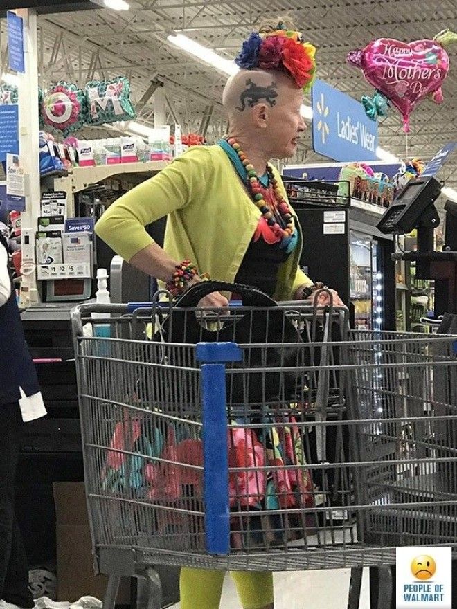 people of walmart странные американцы наряды посетителей американских супермаркетов