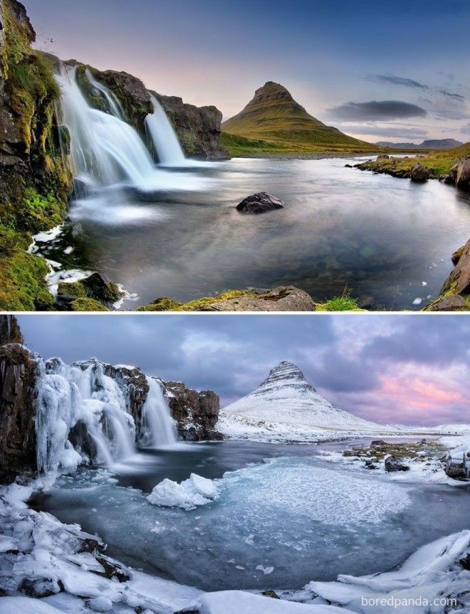 Kirkjufell Pool Iceland