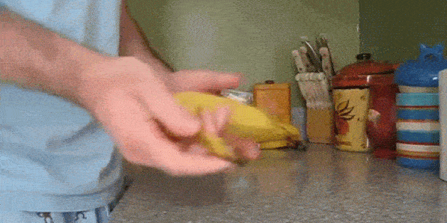 как открыть банан