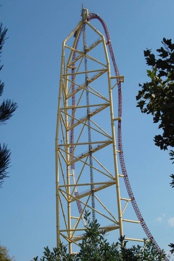 3 Top Thrill Dragster 193 кмч американские горки аттракционы самыесамые скорость