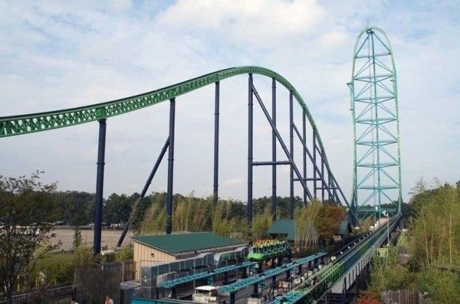 2 Kingda Ka 206 кмч американские горки аттракционы самыесамые скорость