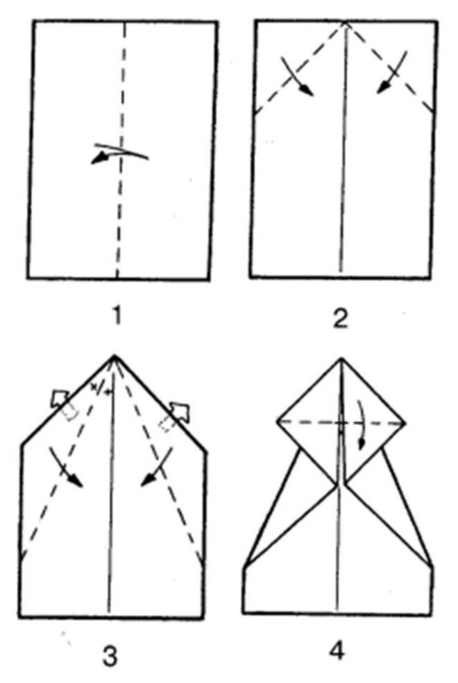 бумажный самолетик своими руками