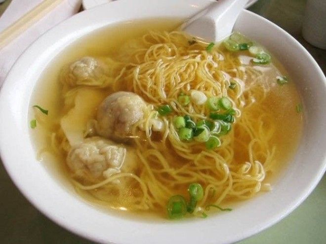 Wonton noodles Hong Kong