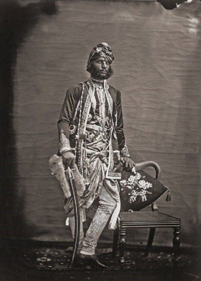 Портрет неизвестного мужчины Джайпур примерно 1857 год
