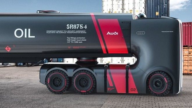 Картинки по запросу Audi представил грузовик будущего