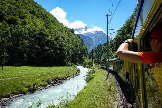 Как выглядят швейцарские железные дороги