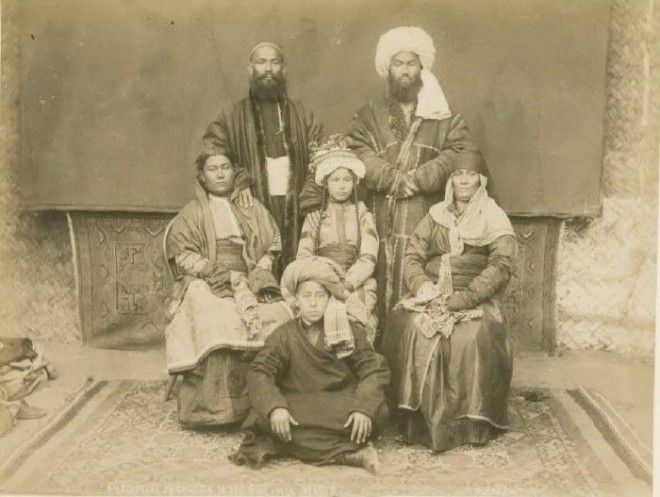 Жених и невеста. Бухара, середина 19 века. 