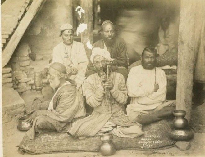 Карки индусы. Обед. Бухара, середина 19 века. 