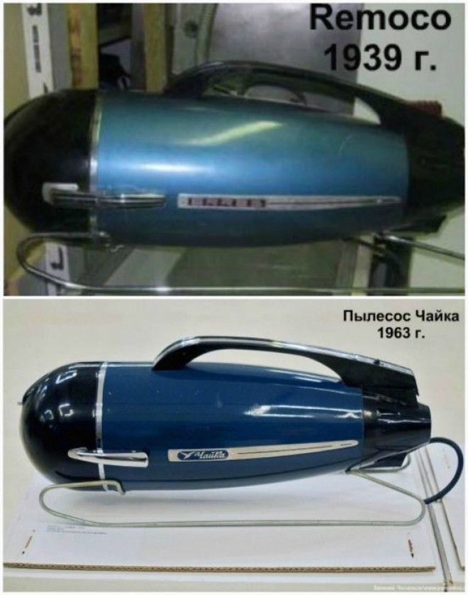 Пылесосы Чайка СССР 1963 года и Remoco Голландия 1939 года