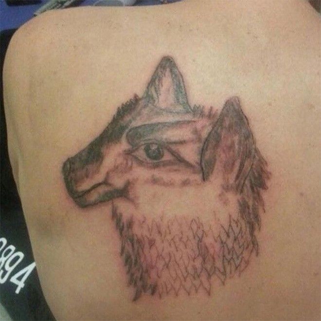 LВот что бывает когда люди экономят на татуировках 17 фото