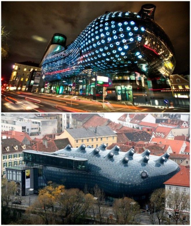 Кунстхаус в городе Грац Австрия