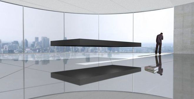 Плавающая магнитная кровать