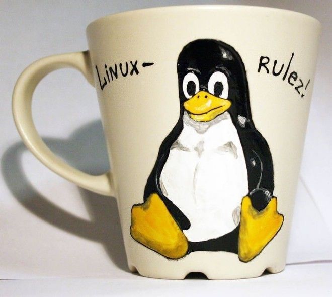 Картинки по запросу На кружке нарисован пингвин