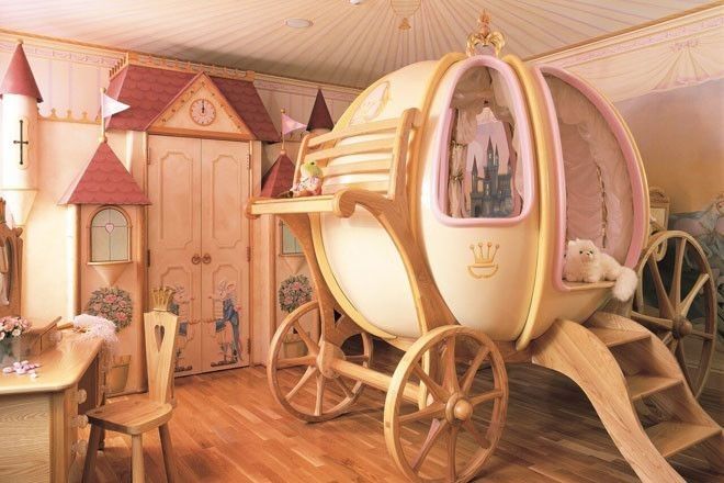 Кровать в виде сказочной кареты