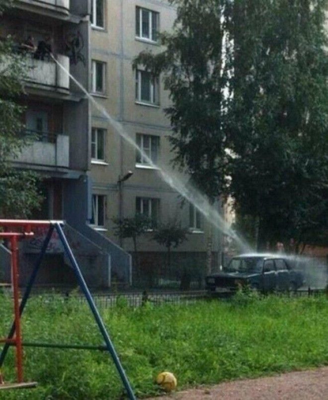 Секреты ленивой автомойки Фото Fishki