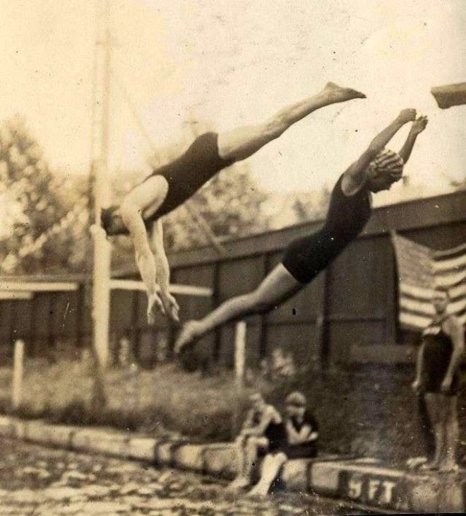 Американские гламурные пловчихи 1910х годов