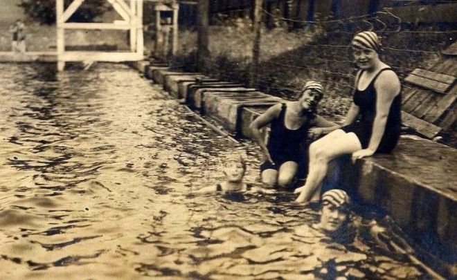Американские гламурные пловчихи 1910х годов