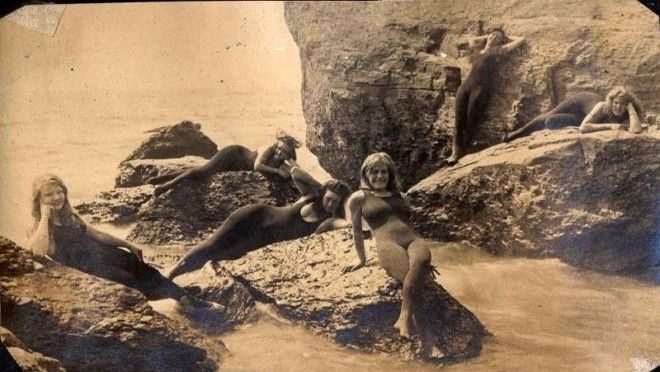 Американские гламурные пловчихи 1910х годов