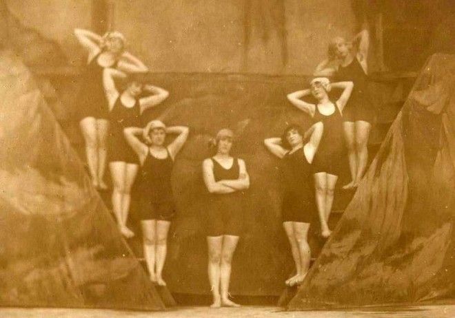 Американские гламурные пловчихи 1910х годов