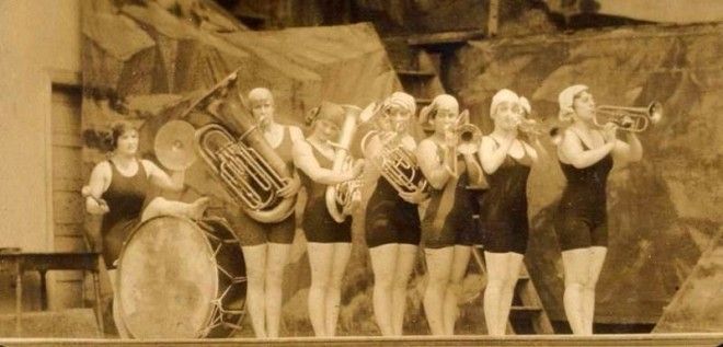 Американские гламурные пловчихи 1910х годов