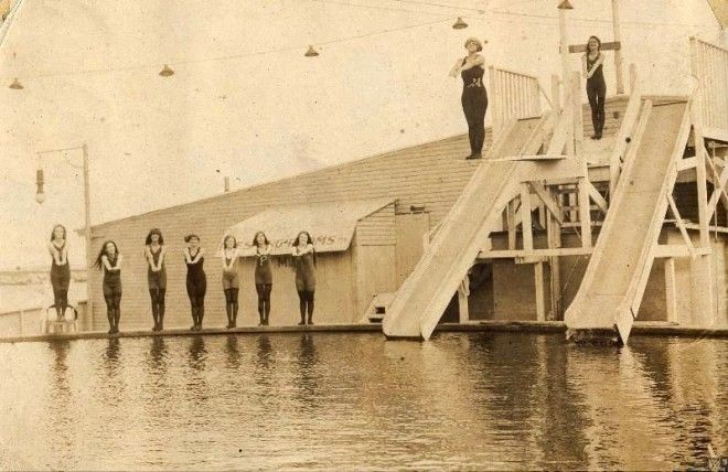Американские гламурные пловчихи 1910х годов