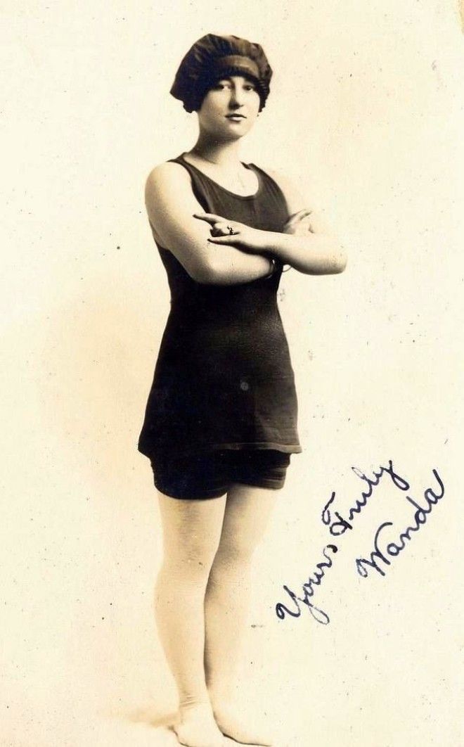 Американские гламурные пловчихи 1910х годов